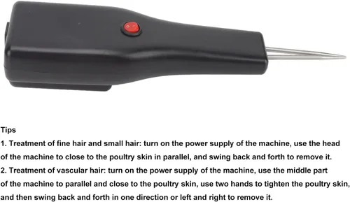 Miniatura 4 de Desplumador eléctrico portátil de pollo, máquina de desplume de aves de corral de mano con potente motor, desplumador de pollo impermeable, pequeña