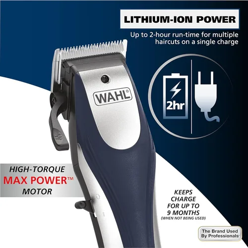 Miniatura 5 de Wahl Cortapelos inalámbricos recargables de iones de litio para hombres, mujeres y niños con tecnología de carga inteligente para un corte de pelo
