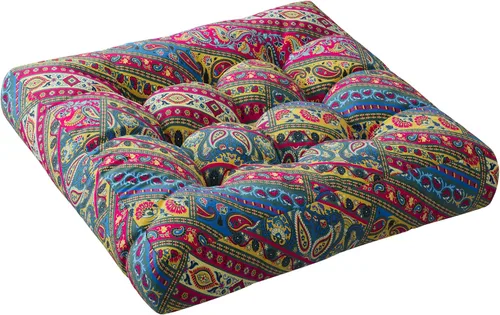 Miniatura 11 de Codi Almohada de Piso para Meditación, Almohadas Boho para Sentarse para Adultos y Niños, Cojín Grande para Yoga Sala de Estar Tatami para Sentarse
