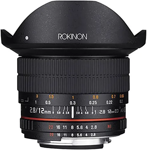 Miniatura 3 de Rokinon 12 mm F2.8 objetivo ojo de pez ultra anchos