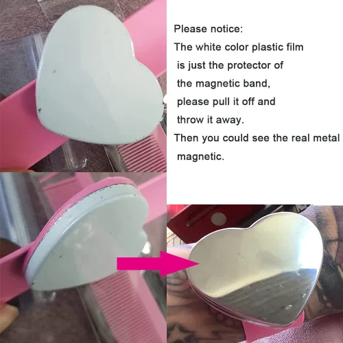 Miniatura 4 de Banda trenzada y peine magnético trenzado pulsera con peine de separación, pinzas para el pelo, pulsera magnética para estilista, banda de trenzado