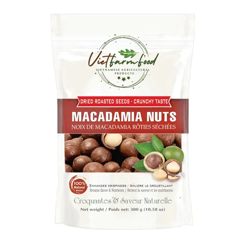 Miniatura 7 de SEMILLAS DE LOTUS CRISPY 5.29oz (150g) VIETFARMFOOD: Ligeramente fritas en aceite. Sin azúcar, dulzura natural, sabor graso característico