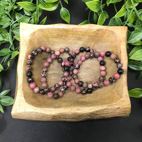 Miniatura 658 de Gem Avenue Handmade Round Bead Stretch Bracelet Unisex Natural Stone Beaded Jewelry for Men & Women, Elastic Wristband for Daily Wear