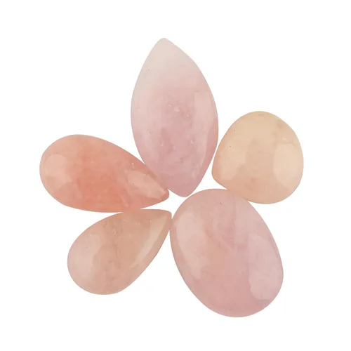 Miniatura 13 de CRYSTALIS Al por mayor 5 piezas de piedra preciosa natural K2 jaspe suelta en bruto, cabujones para hacer joyería, piedras pulidas de chakra