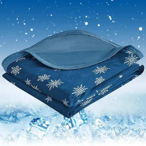 Miniatura 20 de OIGAE - Manta de enfriamiento para quienes se acaloran al dormir - Manta fría y ligera de verano para sudores nocturnos Perfecta para la cama