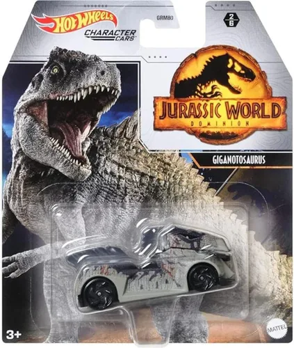 Miniatura 2 de Hot Wheels Jurassic World - Juego de 4 vehículos fundidos a presión de GRM80-956A
