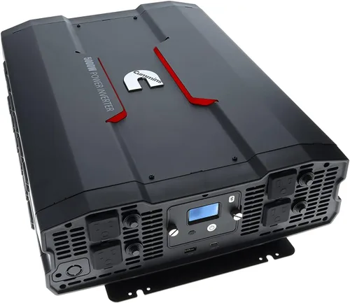 Miniatura 13 de Cummins 3000 vatios inversor de onda sinusoidal modificada para camiones Inversor 12 voltios a 110 voltios Cuatro salidas de CA Dos puertos USB