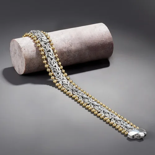 Miniatura 4 de Ross-Simons Byzantine Beaded-Edge Bracelet
