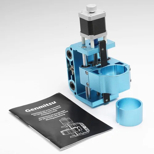Miniatura 6 de Genmitsu Kit de montaje de eje Z de aluminio mejorado V2, con soporte de motor de husillo para husillo 775 y husillo de 300-500W, soporte de husillo