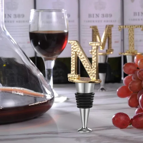 Miniatura 4 de Miicol Tapón de vino, Prosecco Topper, Tapón de champán personalizado, Accesorios de vino de oro, Regalo de los amantes del vino, regalo de Oro rosa