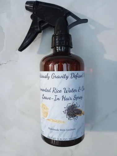 Miniatura 2 de Tratamiento fermentado de agua de arroz y clavo de cuero cabelludo para adelgazamiento del cabello y pérdida de cabello (sin aceite) Spray sin