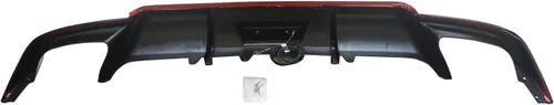 Miniatura 6 de NINTE Difusor trasero con luz de freno LED para Toyota Camry SE XSE Sedan solo 2018-2024 ABS negro brillante parachoques trasero labio