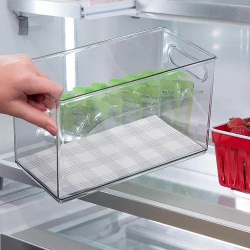 Miniatura 5 de S&T INC. Revestimientos para refrigerador, revestimientos para estantes de gabinetes de cocina y contenedores de almacenamiento, revestimientos