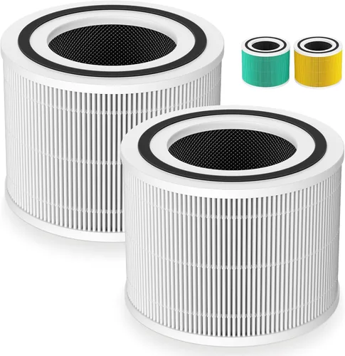 Filtro de reemplazo Core 300 para LEVOIT Core 300/ Core 300S/ Core 300-P/Core 300S-P/Core P350 Purificadores de Aire, Filtro HEPA 3-EN-1, Comparado