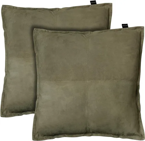Miniatura 58 de Funda de almohada de piel de cordero – Funda de cojín decorativa para sofá – Fundas para sala de estar y dormitorio, 22 x 22 pulgadas – Paquete de 2