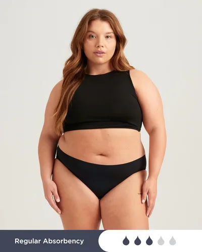 Miniatura 4 de saalt Calzoncillo sin costuras – Ropa interior de época – Regular, pesado y súper absorbente – Sustituye a las almohadillas y tampones