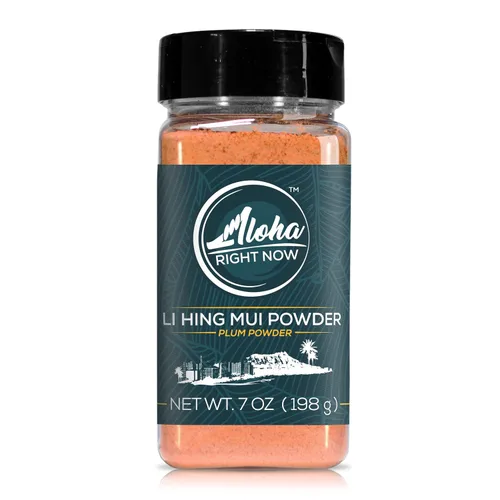 Miniatura 9 de Aloha Right Now Galletas de arroz arare mixtas prémium Mochi Crunch estilo japonés hawaiano mezcla asiática de 1 libra 16 onzas y polvo Li Hing Mui