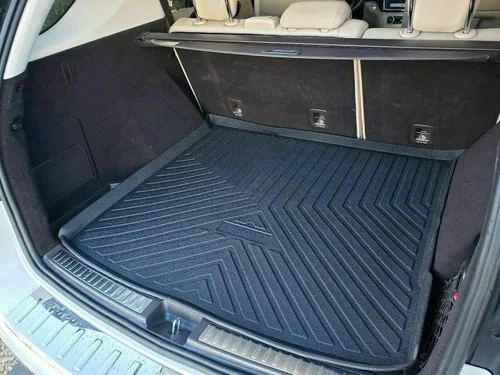 Miniatura 7 de Tapete de maletero para Mercedes-Benz Clase ML 2012-2015 – Tapetes resistentes a la intemperie para maletero de automóviles con borde elevado – Goma