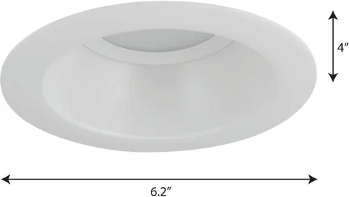 Miniatura 3 de Progress Lighting Empotrable LED de 5" para carcasa de 5" (P84-LED), blanco satinado Estampado blanco satinado