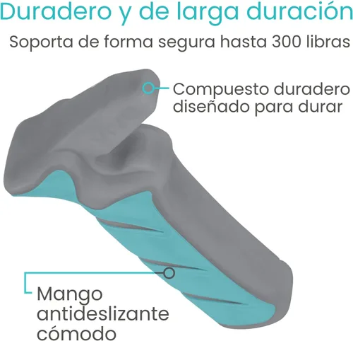 Miniatura 6 de Vive Asistencia de mango de coche para ancianos – Pestillo a prueba de arañazos – Ayuda de soporte de barra de agarre automático – Consejo