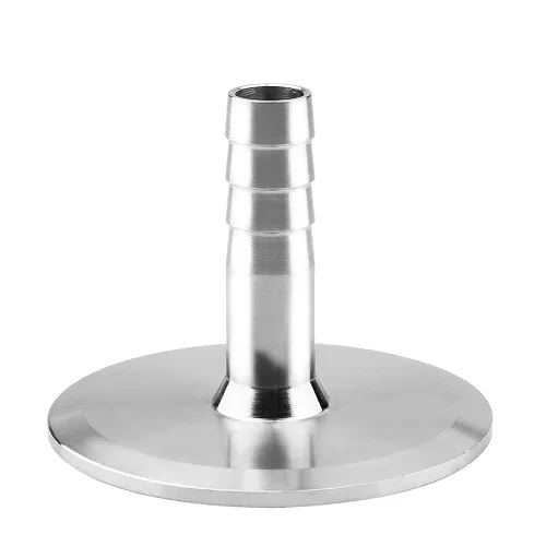 Miniatura 4 de Beduan Adaptador de acero inoxidable para preparación casera de 1.5 pulgadas con abrazadera triple a púas de 1/2 pulgada