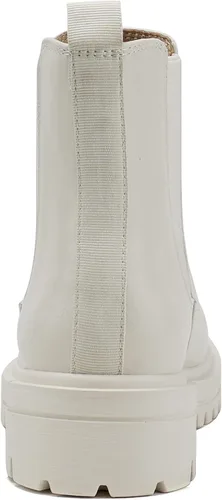 Miniatura 2 de Soda Pilot Botines Chelsea de tacón bajo para mujer, con doble elástico