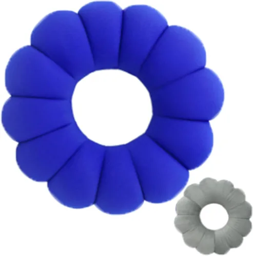 Cojín anti escaras por escara, almohada de elevación de codo roto, almohada de tobillo para alivio de presión de manos y pies, codo, tobillo, Azul