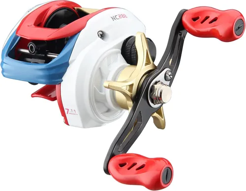Miniatura 12 de HAUT TON Matel Master Advanced Version Baitcaster reels,6.2:1Gear Ratio,5+1Ball Bearing,Bait clickers,12Lb Drag System Fishing Reels,for
