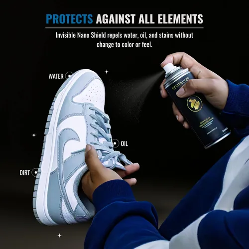 Miniatura 8 de Spray protector de zapatos – Spray protector de gamuza premium, impermeable y protector de manchas para zapatos y tenis, aerosol de tela repelente