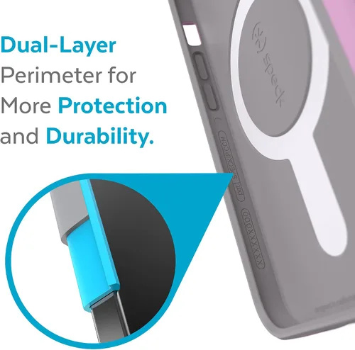 Miniatura 4 de Speck Funda para iPhone 13 - Protección contra caídas y resistente a los arañazos, diseñada para MagSafe para iPhone 13 - Funda de doble capa, funda
