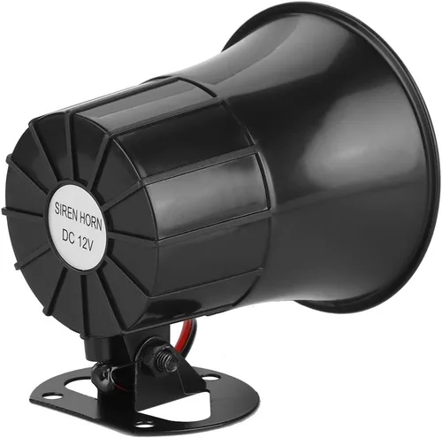Miniatura 4 de Sirena de alarma ES-626 con altavoz de agudos de 12 V, carcasa ABS duradera, fácil instalación, versátil para fugas de gas y seguridad perimetral