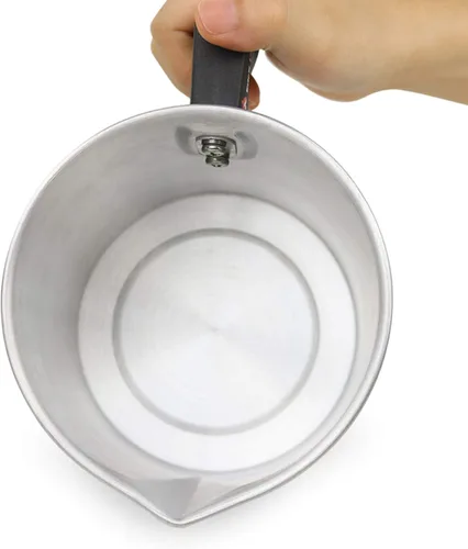 Miniatura 5 de EricX Light - Olla para hacer velas, 2 libras, olla de cera de doble caldera, boquilla de verter sin goteo y mango resistente al calor, diseño