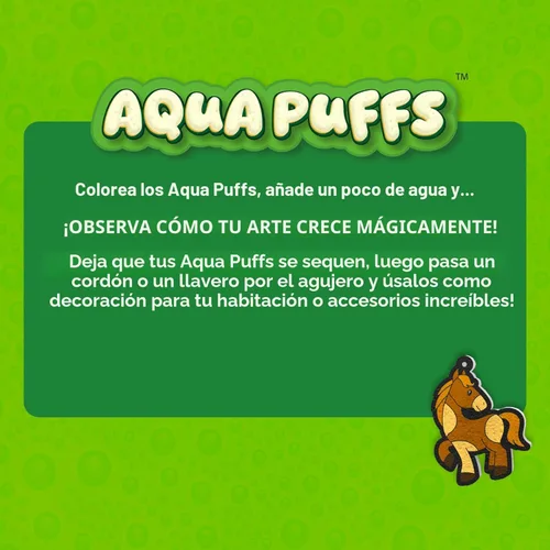 Miniatura 9 de Skillmatics Aqua Puffs - Kit de arte 3D, animales, pintura sin desorden por números, manualidades para niños, actividades de color de bricolaje