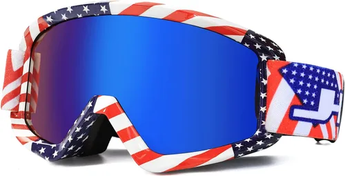 Miniatura 5 de AVV Gafas de motocicleta para hombres y mujeres – Gafas de motocross ATV resistentes al viento, gafas anti UV todoterreno para montar MTB Motocross