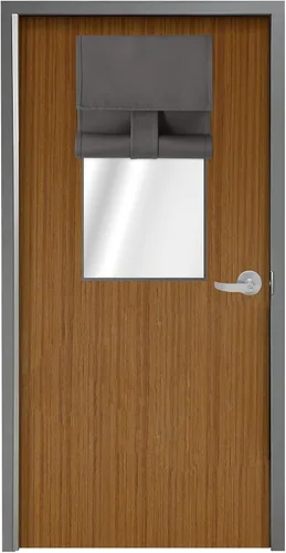Miniatura 47 de WdFour Cortinas de puerta francesa con tacto sedoso, aislamiento térmico, reducción de ruido, cortinas opacas para puerta de vidrio y oficina