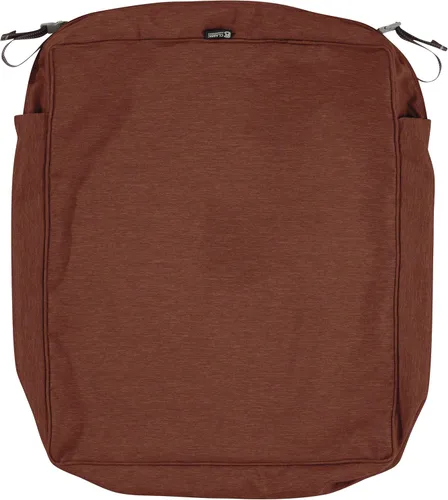 Miniatura 21 de Classic Accessories Montlake - Funda deslizante para cojín de asiento rectangular resistente al agua de 21 x 19 x 5 pulgadas para exteriores, funda