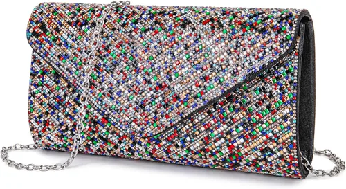 Bolsos de noche para mujer, sobre de embrague, bolsos cruzados para mujer, bolsa de boda con diamantes de imitación, bolsa de hombro para mujer