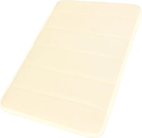 uxcell Tapete de baño de espuma viscoelástica, suave y absorbente, tapete de baño de terciopelo para la parte delantera de la bañera, inodoro, 24 x