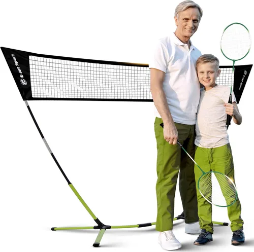 Red de bádminton, configuración portátil e instantánea (montaje sin herramientas), diversión en el patio trasero, juegos de picnic en el parque en
