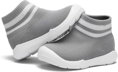 Miniatura 4 de Engtoy Baby Sock Shoes Baby Walking Shoes Infant Non-Slip Breathable Slippers with Soft Rubber Sole Baby Boys Girls Slip On Sneakers
