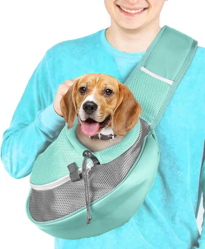 Miniatura 17 de Cuddlissimo! Bolsa de transporte para mascotas – Bolsa de transporte para perros pequeños, cachorros y gatos, para perros, perritos, Yorkie, Azul
