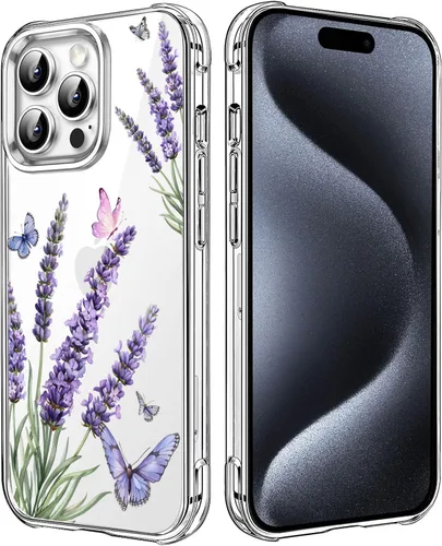 Miniatura 44 de Funda transparente de girasol compatible con iPhone SE 2022 SE 2020 7 8, funda trasera floral para niñas y mujeres, funda protectora transparente