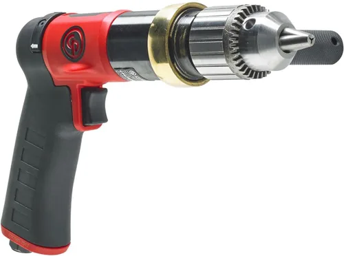 Miniatura 3 de Chicago Pneumatic CP9789C - Taladro de potencia neumática, 1/2 pulgada (0.512 in), mandril con llave, mango de pistola, 0.47 HP / 350 W, par