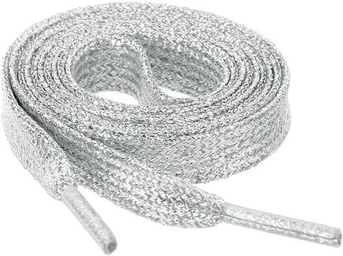 Allegra K Brillantina Brillante Metálico Brillante Brillante Zapatillas Planas Cordones Zapatos Cordones Cuerdas