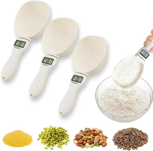 Miniatura 9 de Cuchara medidora de alimentos, cuchara de medición digital, balanza de cuchara de pesaje de 28.22 oz/0.00 oz de alta precisión con pantalla LCD