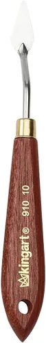 KINGART Cuchillo de pintura de pala pequeña para raspar, mezclar y pintar con pinturas al óleo y acrílicas