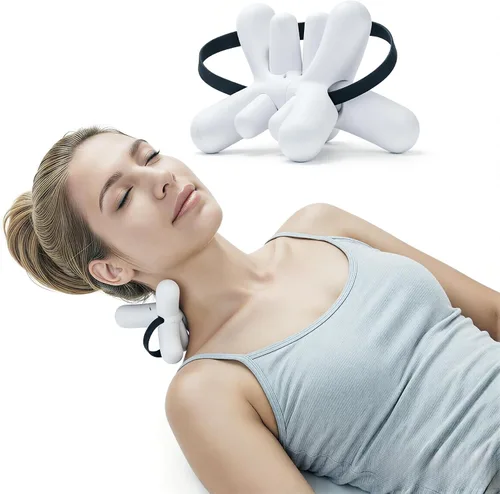 Miniatura 8 de Herramienta de liberación occipital para cuello, herramienta de liberación suboccipital y masajeador de puntos gatillo de hombro, herramienta