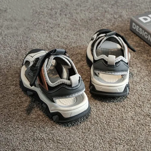 Miniatura 4 de KAQ Sandalias deportivas para niños y niñas, sandalias de agua para niños, zapatos de verano para caminar, senderismo al aire libre