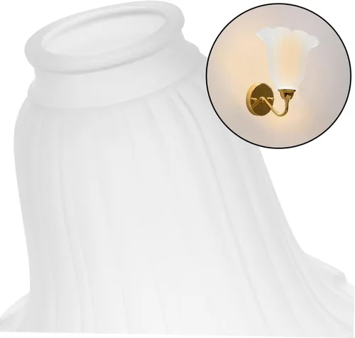 Miniatura 5 de VILLCASE Pantalla de techo para pantalla de mesa, pantalla de repuesto para lámpara decorativa en forma de flor
