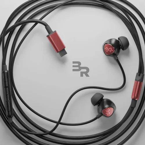 Miniatura 4 de Bolle & Raven Thore - Auriculares USB tipo C Auriculares intrauditivos con cable con micrófono remoto para S21 / S22 / S23 / S24 / S25 Ultra